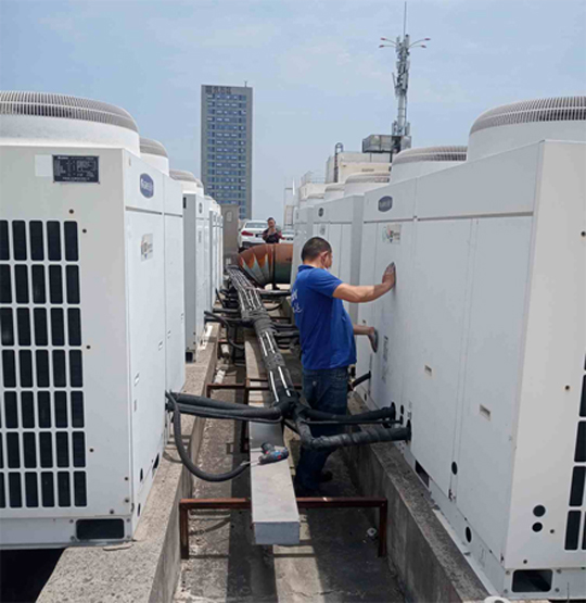 松江中央空调制热和不制冷系统维修方法